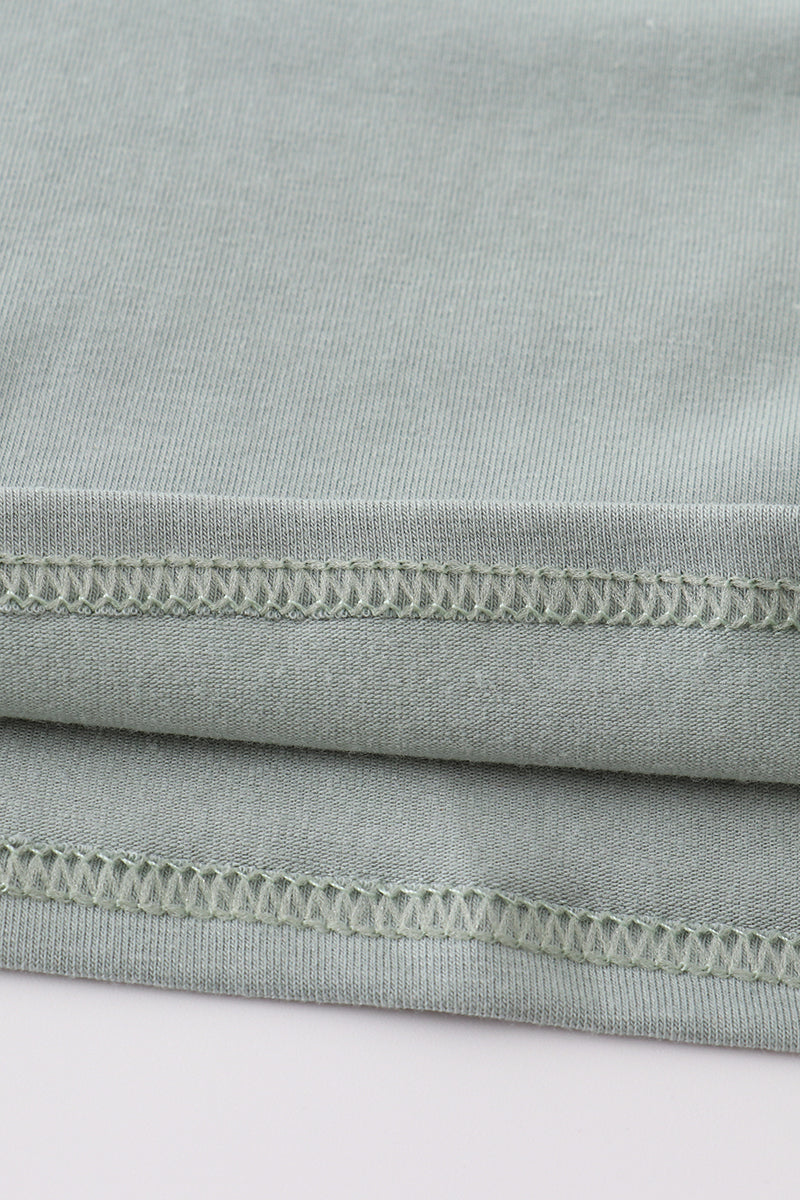 Pumpkin Train  Green Shirt