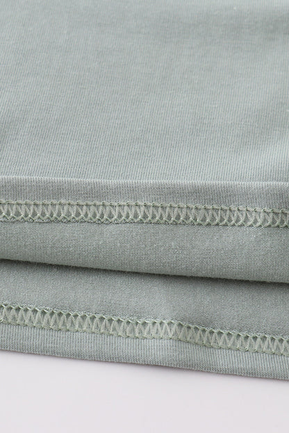 Pumpkin Train  Green Shirt