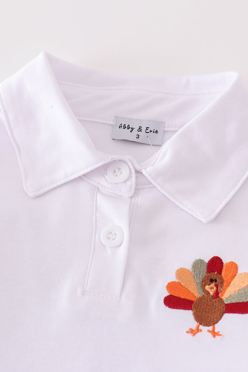 Thanksgiving Turkey  Sage, Gingham  Pants Set