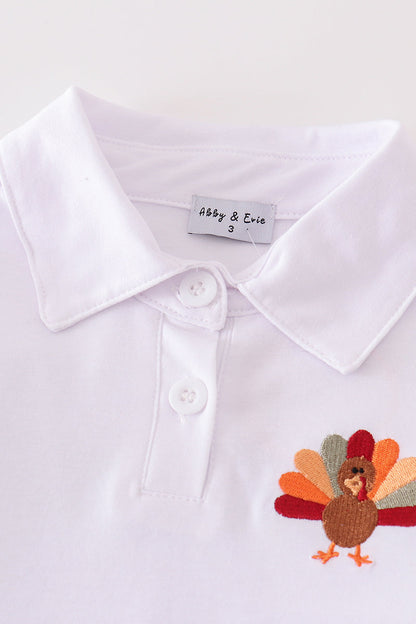 Thanksgiving Turkey  Sage, Gingham  Pants Set