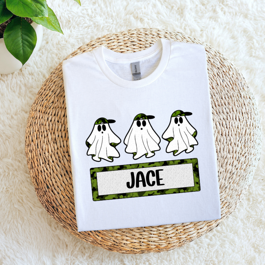Ghost Trio in Camo | Customize with Name