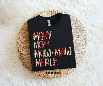 Christmas Names, Titles or Occupations