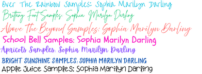 Name Stickers | Simple Print or Script