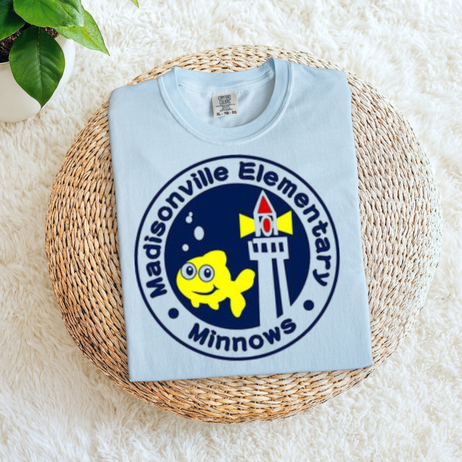 Madisonville Elementary Minnows School Logo T-Shirt