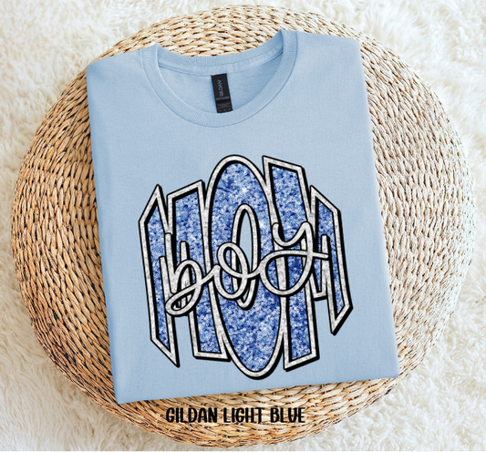 Boy Mom w/Glitter Look