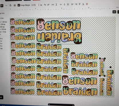 Name Stickers | Simple Print or Script