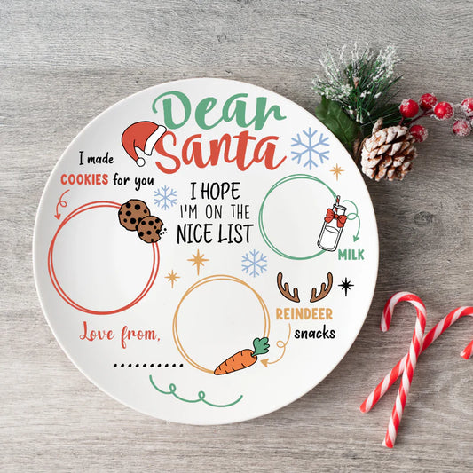 Plates For Santa's Treats