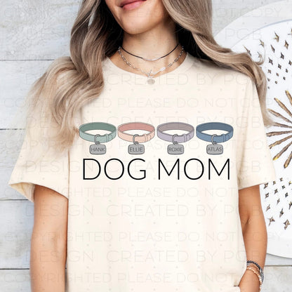Dog Mom Personalized Collar