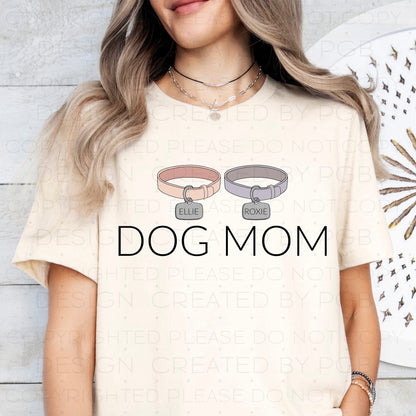 Dog Mom Personalized Collar