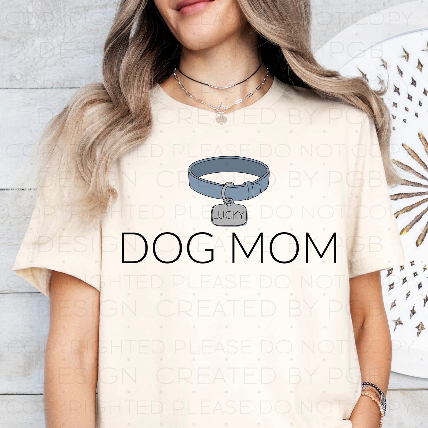 Dog Mom Personalized Collar