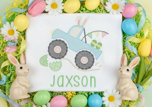 Easter Monster Truck Crushing Eggs