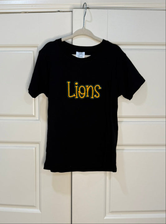 Lions T-Shirt or Sweatshirt w/3-D Puff Embroidery