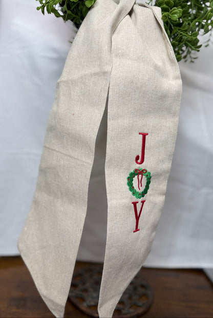 Wreath Sash | Joy