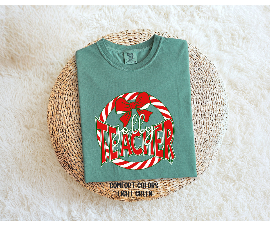 Circle Candy Cane | Jolly Teacher