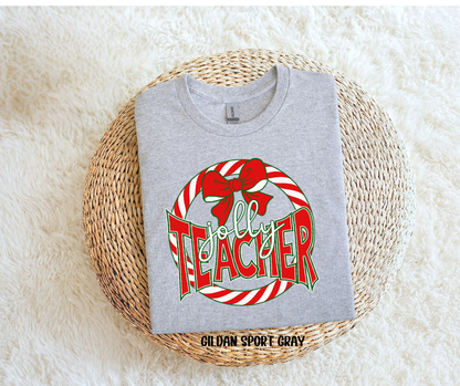 Circle Candy Cane | Jolly Teacher