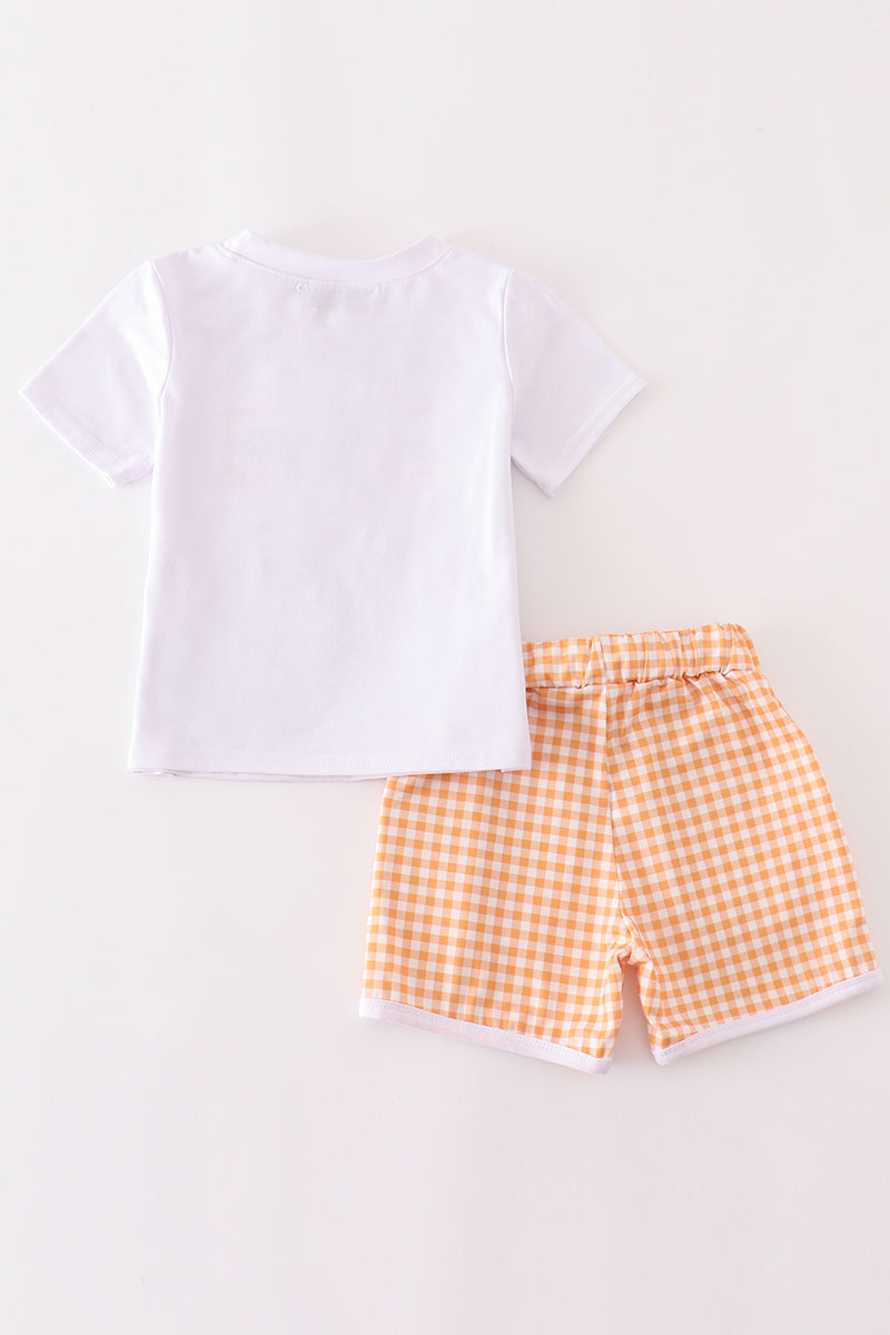 Halloween Bat and Pumpkin Trio