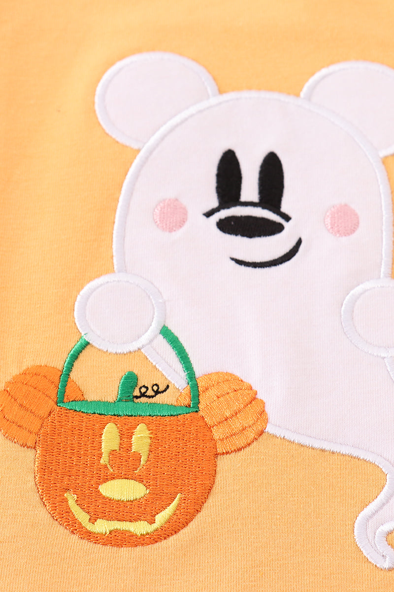 Halloween Ghost  Mouse with Bucket