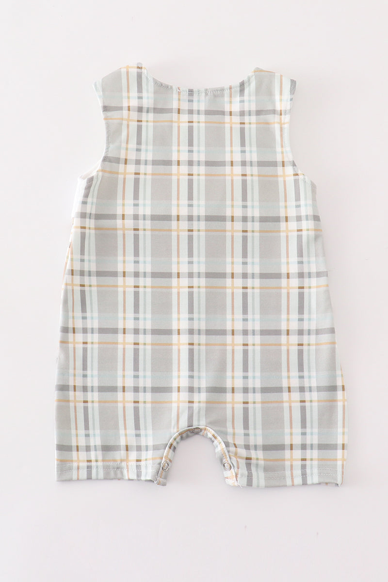 Fall Pumpkin Trio French Knot Romper