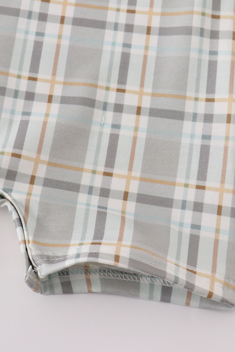 Fall Pumpkin Trio French Knot Romper