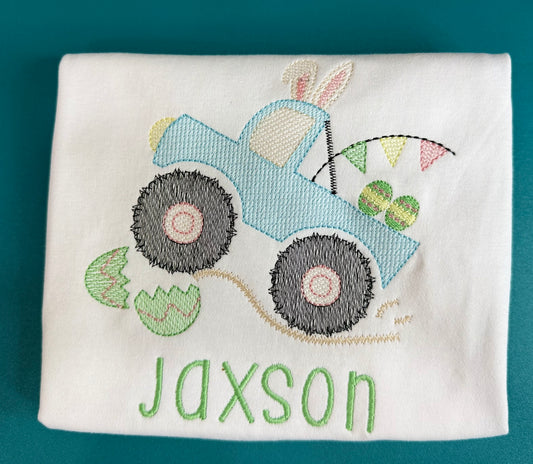 Monster Truck Crushing Easter Eggs