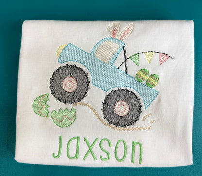 Monster Truck Crushing Easter Eggs