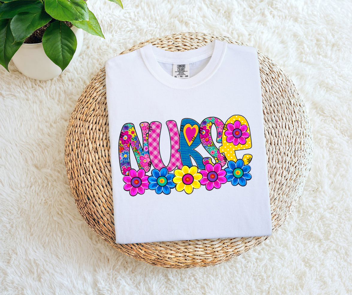 Nurse Bright Floral