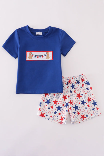 Patriotic Puppy Banner