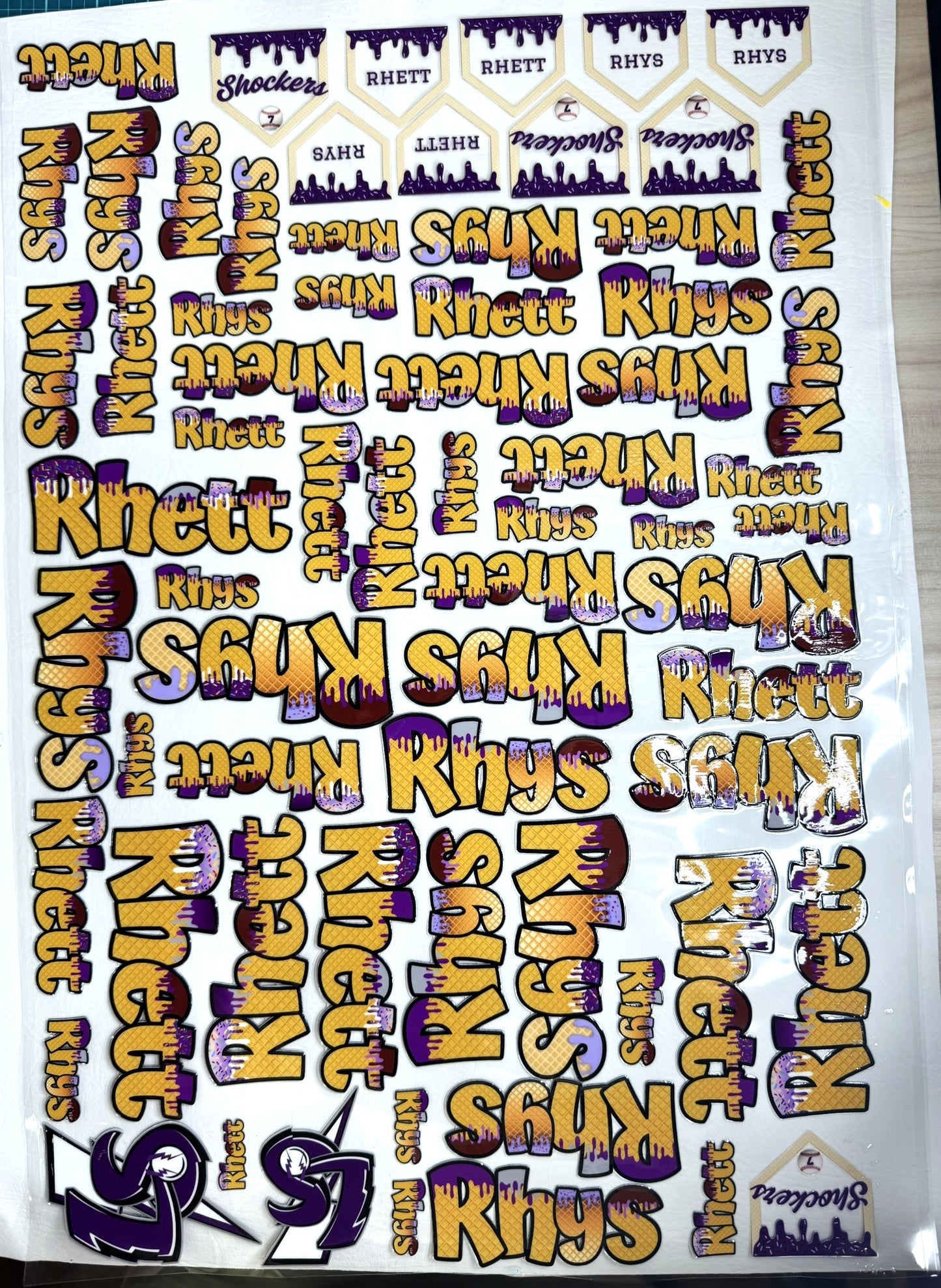 Name Stickers | Simple Print or Script