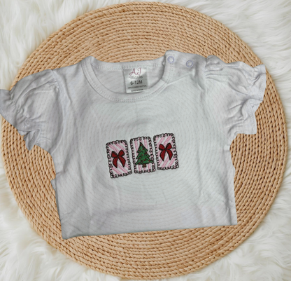 Christmas Stamps | Bows, Tree