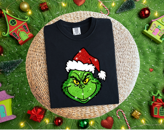 Glittery Grinch