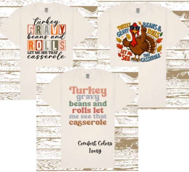 Turkey Gravy Beans & Rolls Let Me See That Casserole