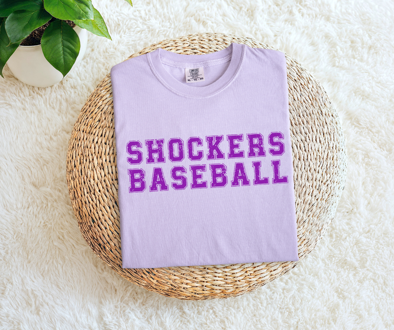 Shockers Baseball Grunge Style (Customize team name)
