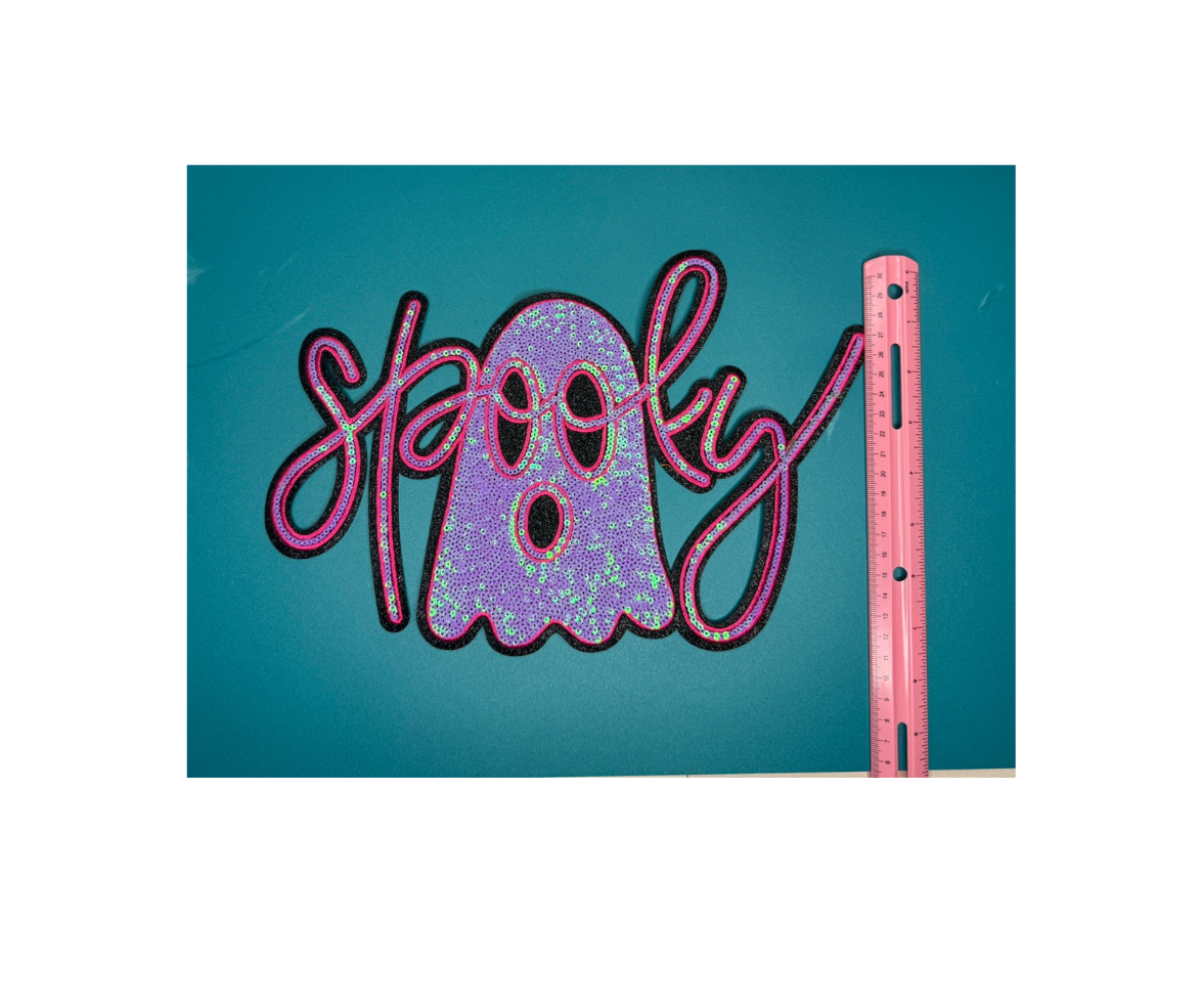 Spooky Sequin Patch