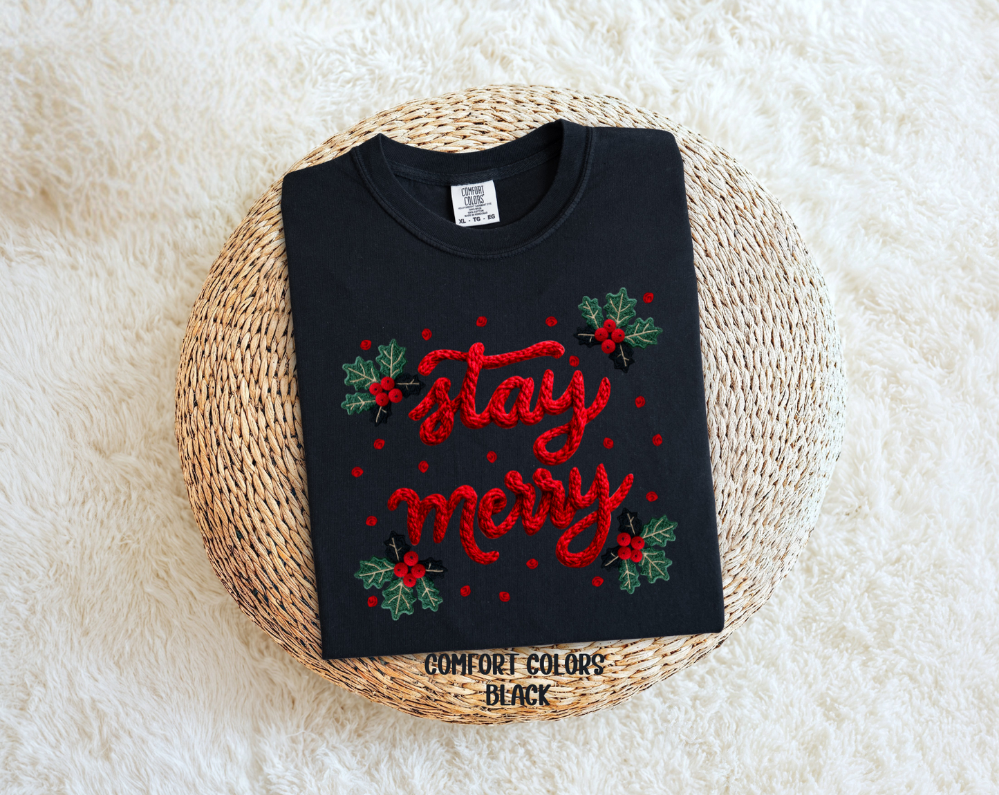 Stay Merry with Yarn Look