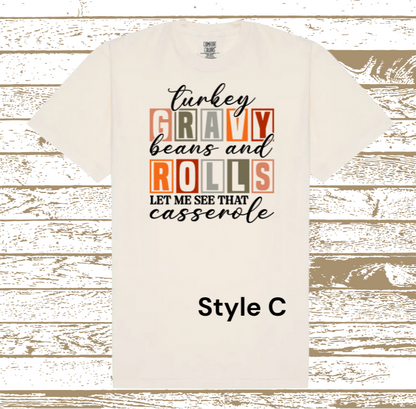 Turkey Gravy Beans & Rolls Let Me See That Casserole