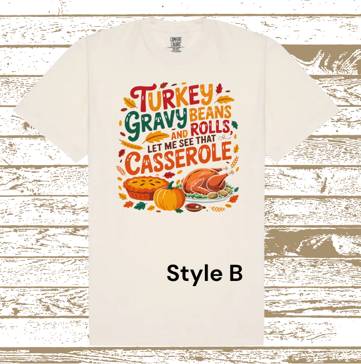 Turkey Gravy Beans & Rolls Let Me See That Casserole